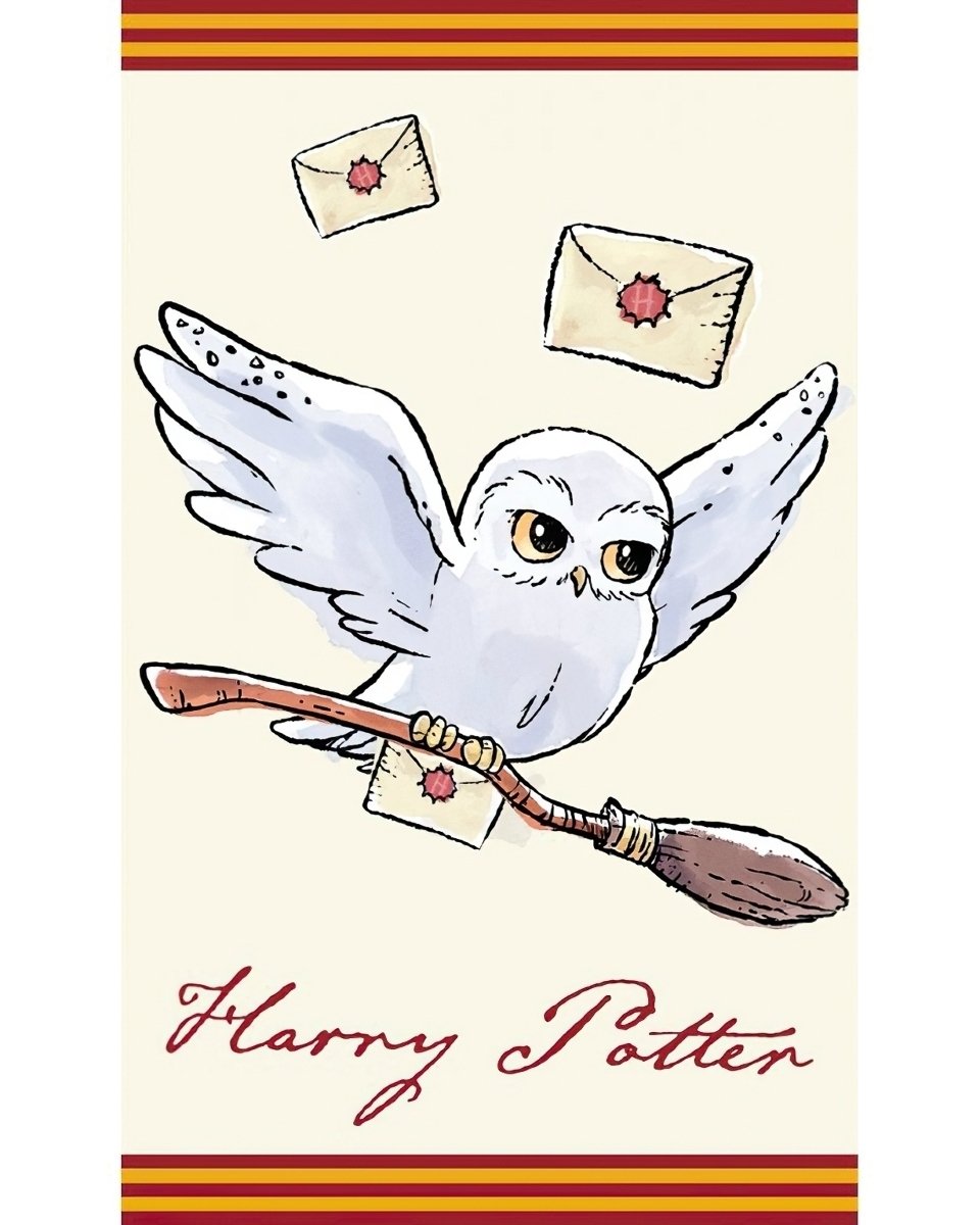 Carbotex Dětský ručníček Harry Potter Sova Hedvika 30x50 cm