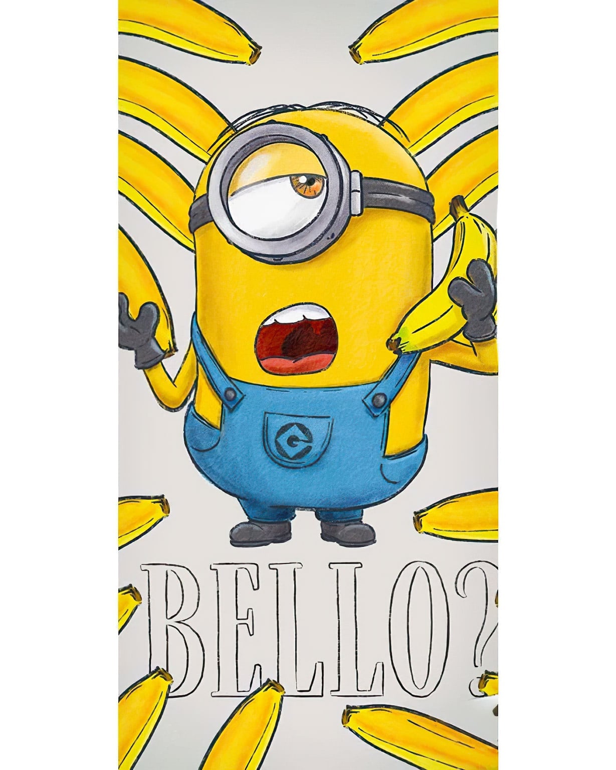 Carbotex Dětský ručník Mimoni Bello Banana 30x50 cm