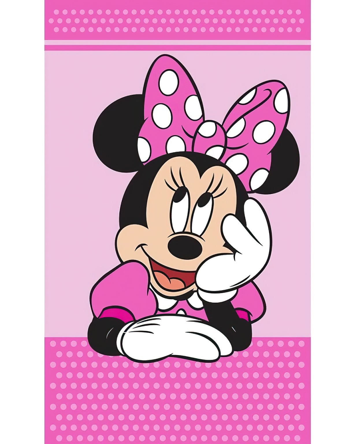 Carbotex Dětský ručník Minnie Hvězdná Přání 30x50 cm