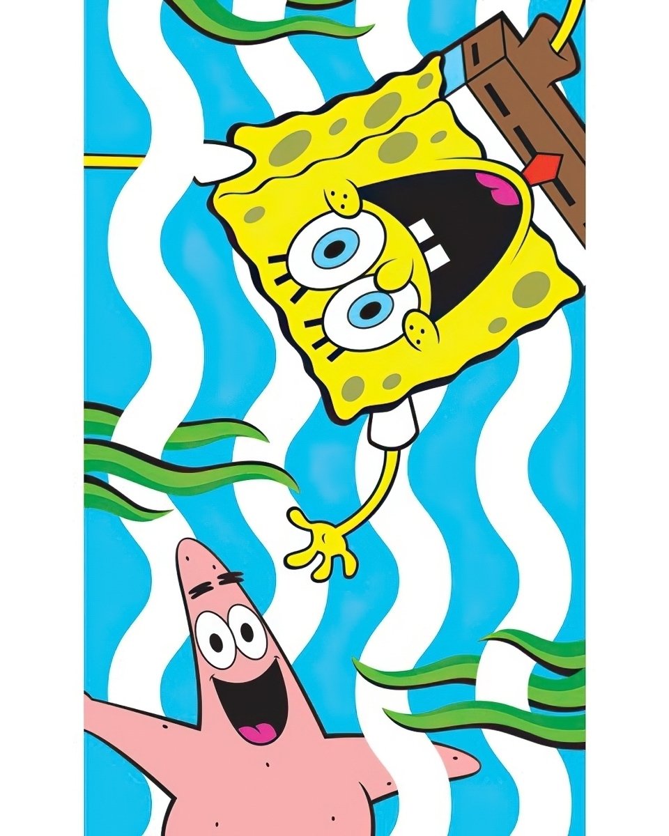 Carbotex Dětský ručník Sponge Bob Zábava v Moři 30x50 cm