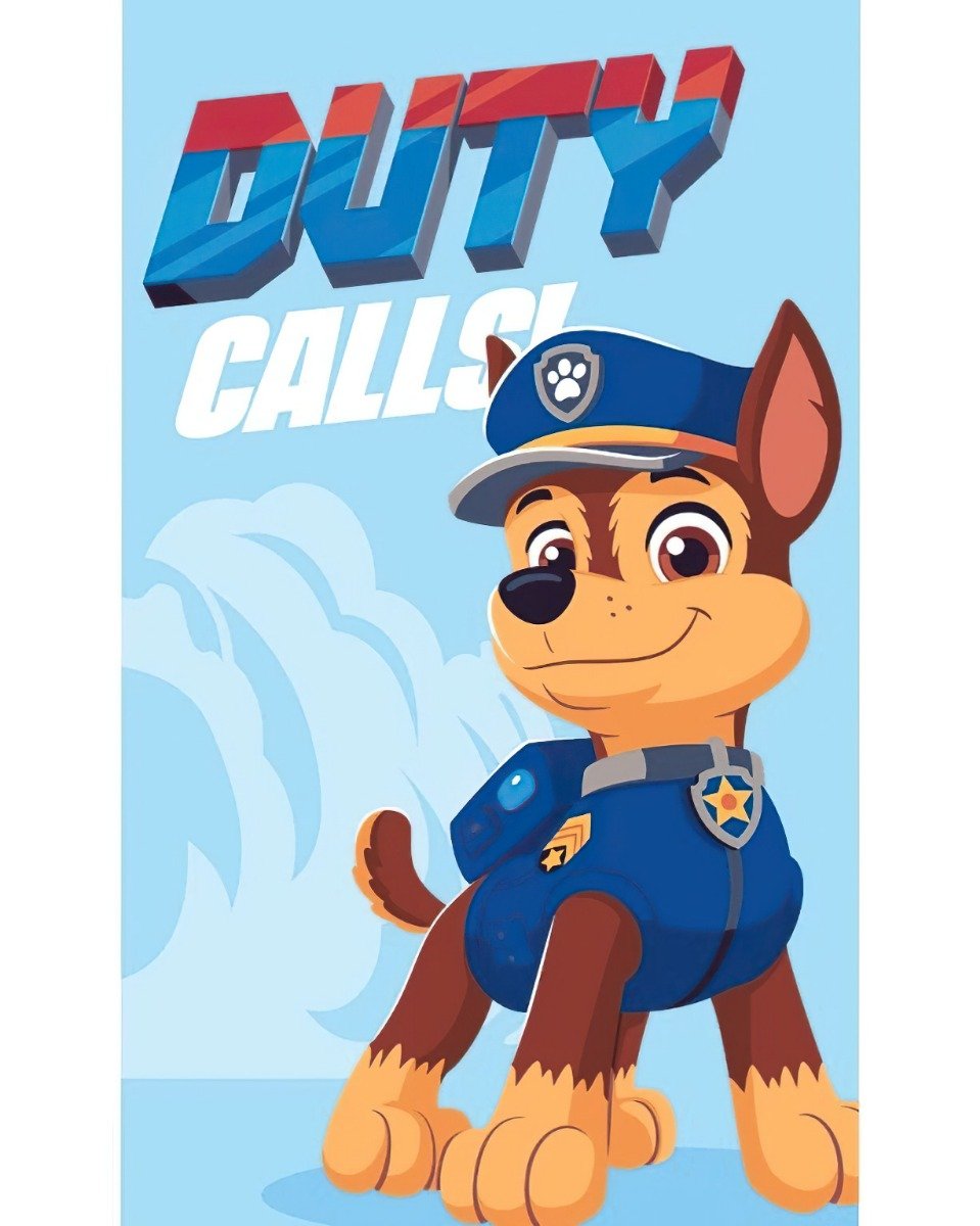 Carbotex Dětský ručník Tlapková Patrola Hrdina Chase 30x50 cm