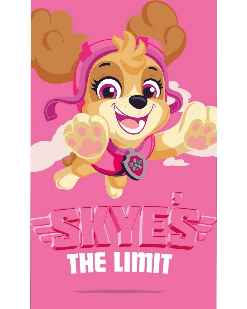 Carbotex Dětský ručník Tlapková Patrola Hrdinka Skye 30x50 cm