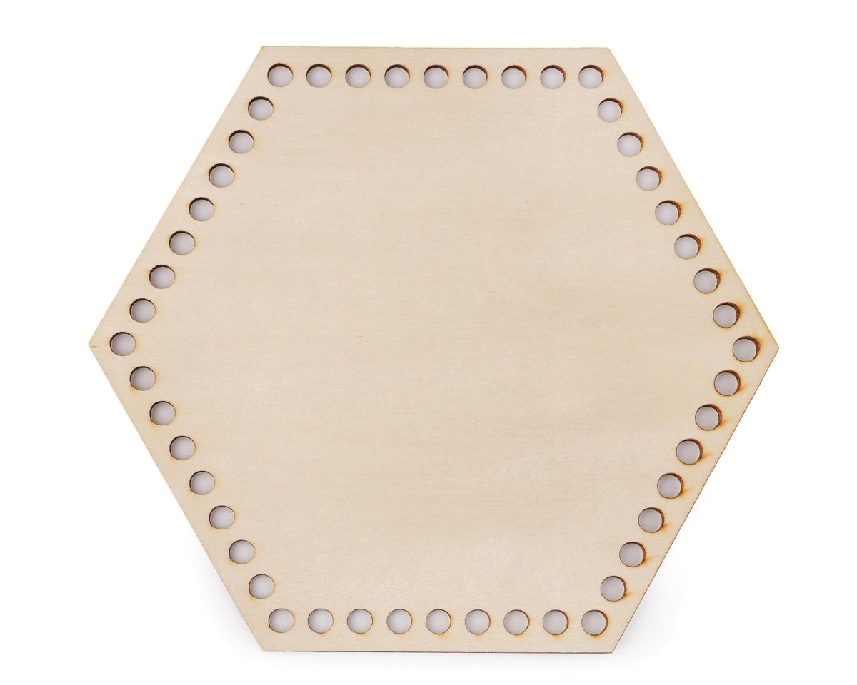 Dno na pletení / výrobu košíků 880001 dřevěné, přírodní světlá, Ø 20 cm