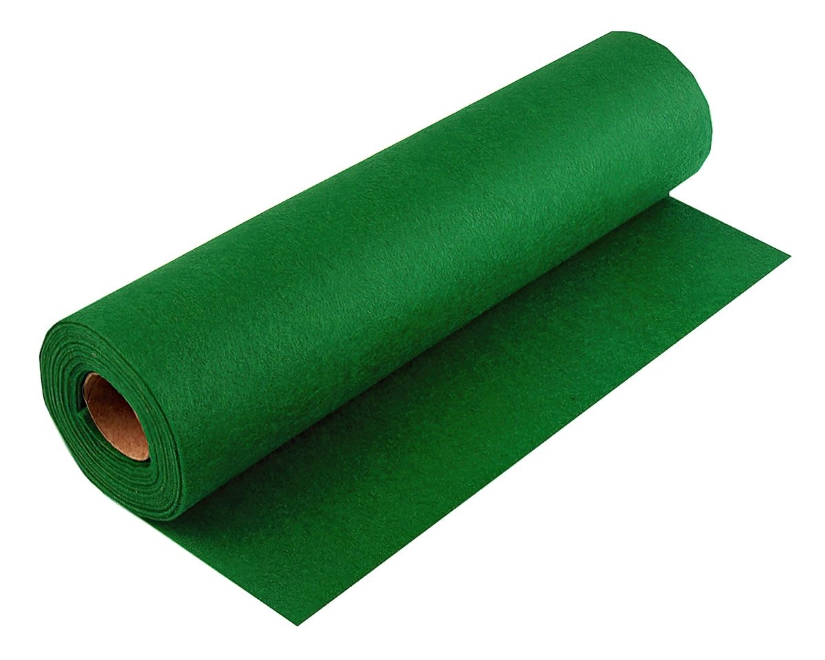 Stoklasa Filc / plsť 730123/17 jednobarevný, zelený irský, š. 41cm, 215g/m2, tloušťka 1-1,4mm (látka v metráži)