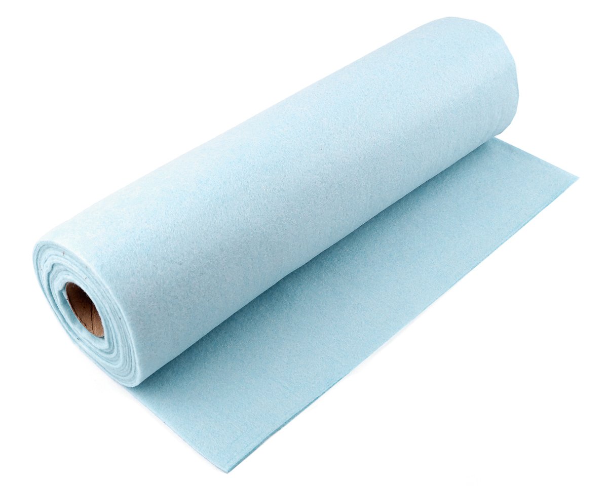 Stoklasa Filc / plsť 730123/28 jednobarevný, světle modrá, š. 41cm, 215g/m2, tloušťka 1-1,4mm (látka v metráži)