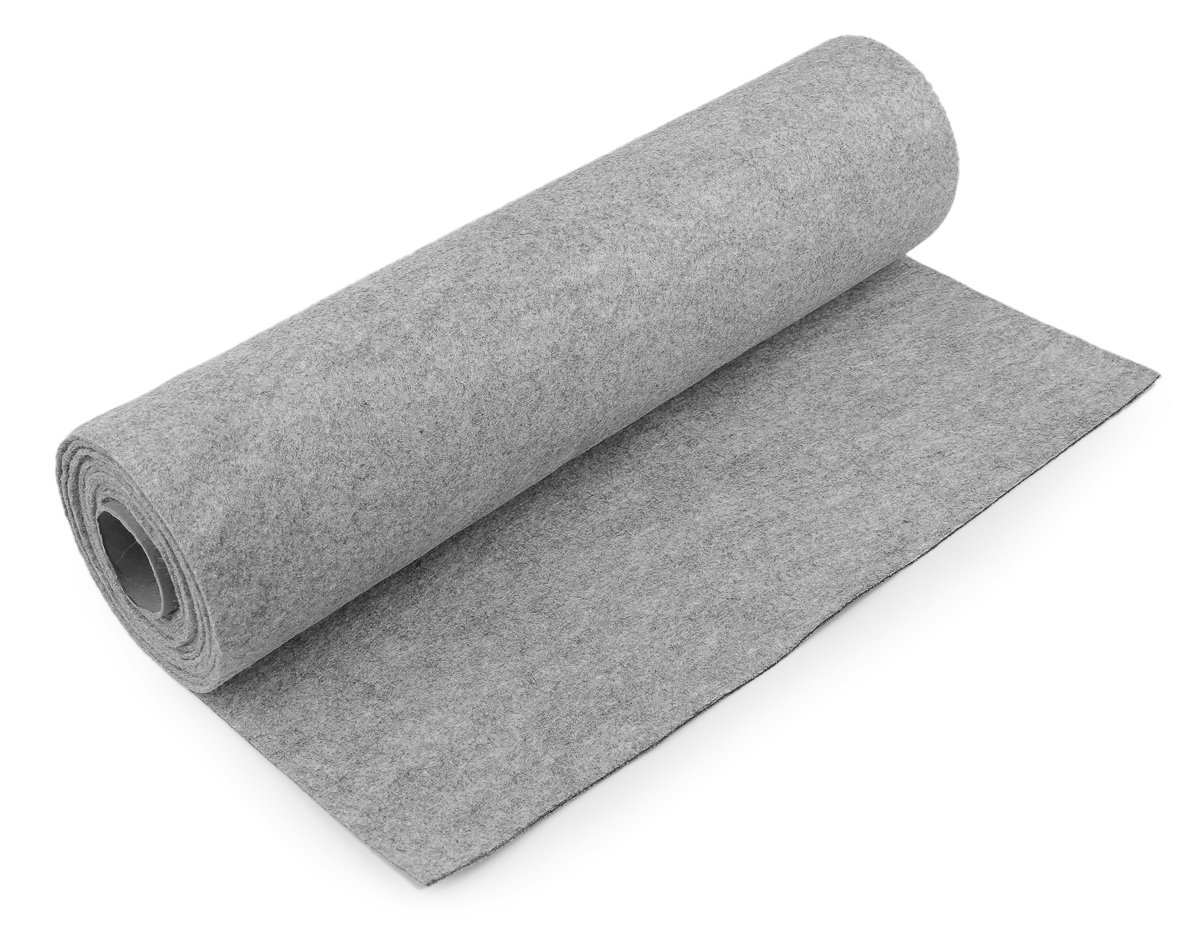 Stoklasa Filc / plsť 730123/30 jednobarevný, světle šedý melír, š. 41cm, 215g/m2, tloušťka 1-1,4mm (látka v metráži)