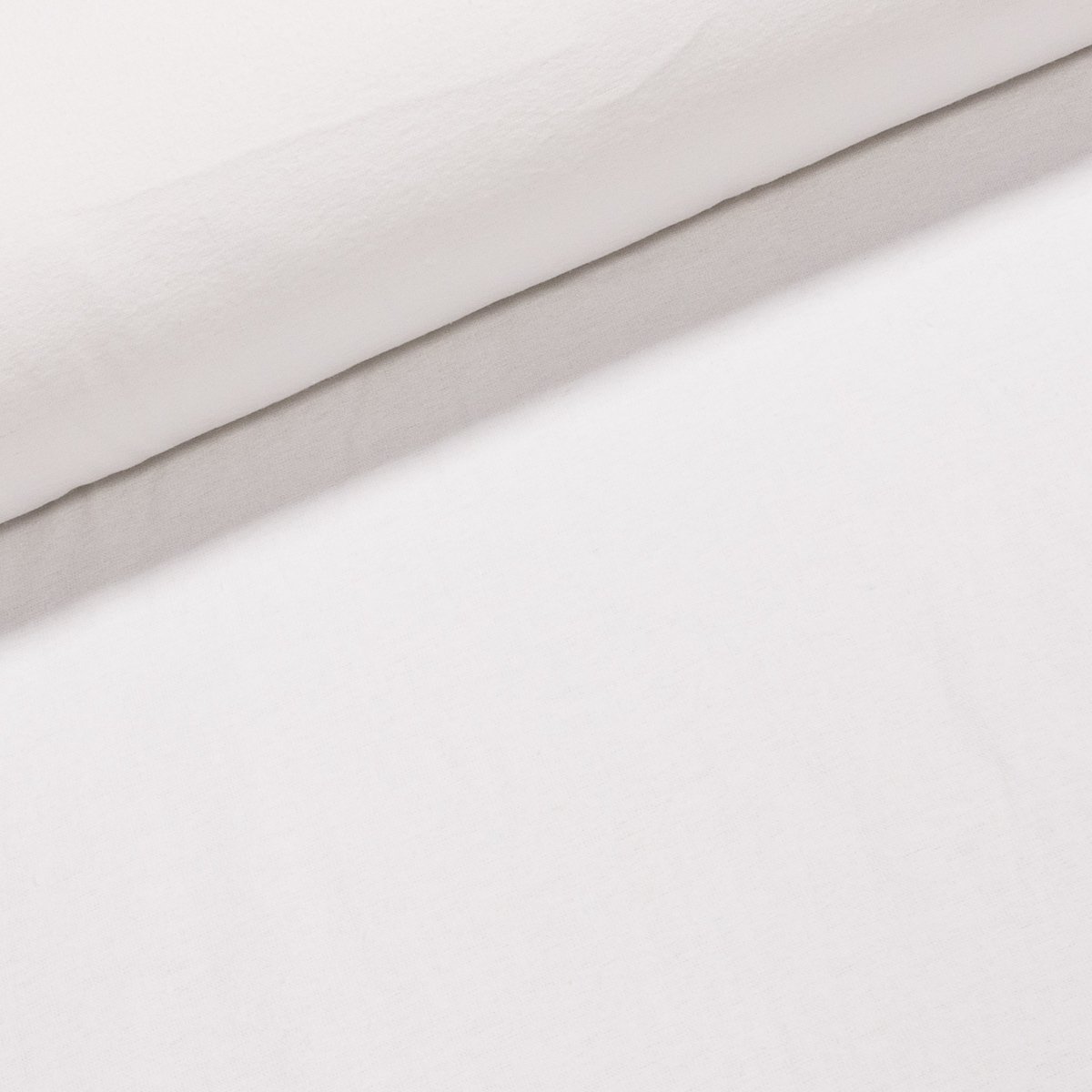 Konekt flanel bavlněný UNI M-1 jednobarevný bílý, š.160cm (látka v metráži)