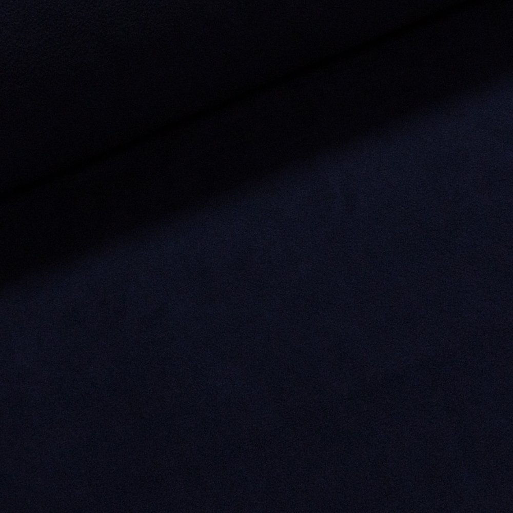 Fleece (flís) 085 jednobarevná uni tmavě modrá, š.150cm (látka v metráži)