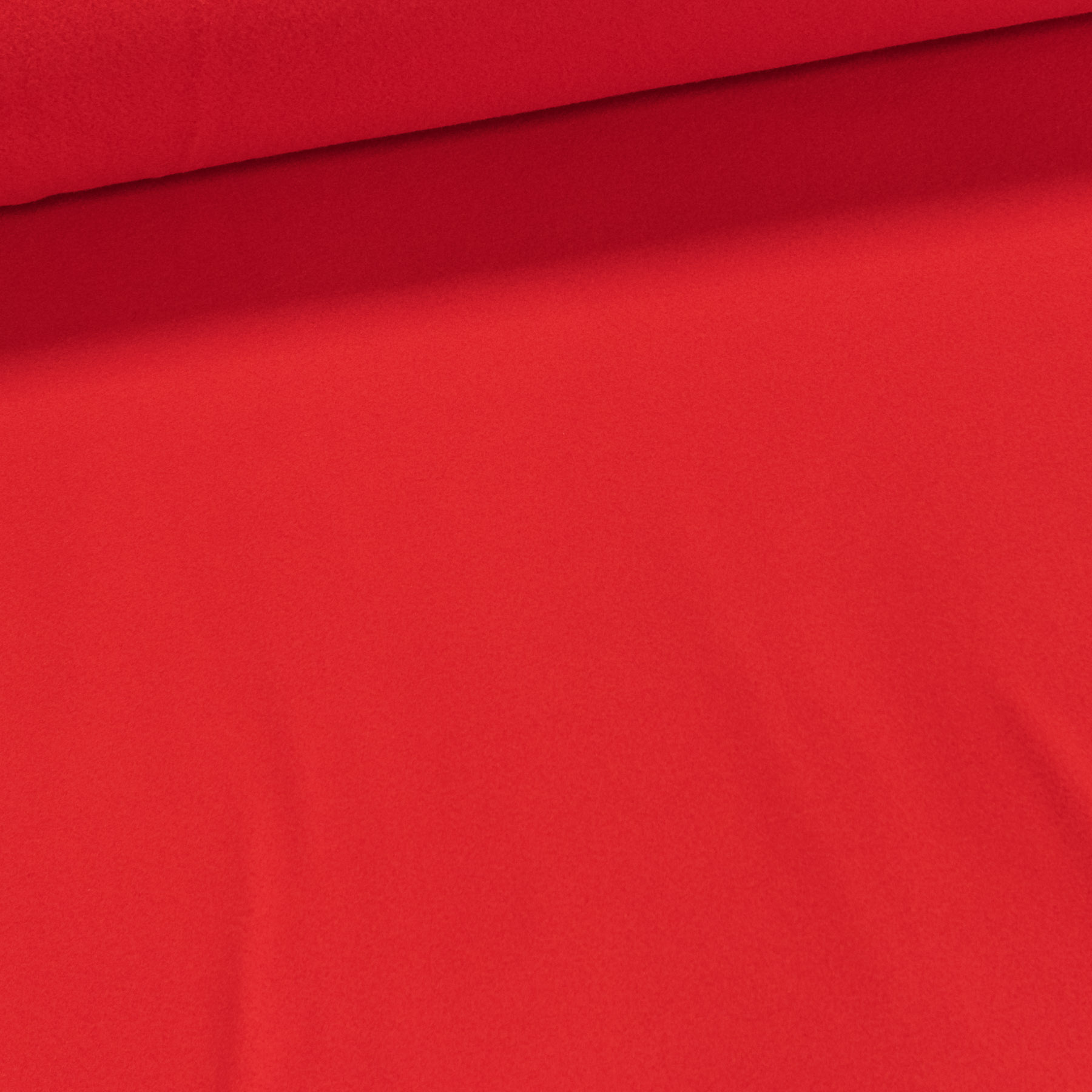 Levně Fleece (flís) jednobarevná uni 037 červená, š.150cm (látka v metráži)
