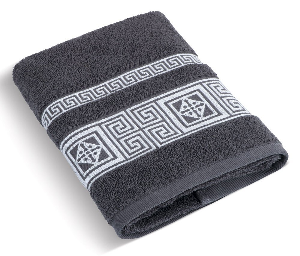 Bellatex froté ručník ŘECKÁ KOLEKCE, tmavě šedý, 50x100cm