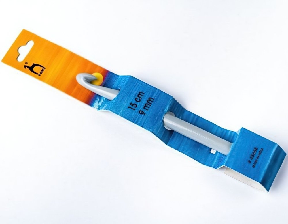 PONY Háček na háčkování PONY, plastový 45668, velikost 9mm, délka 15cm