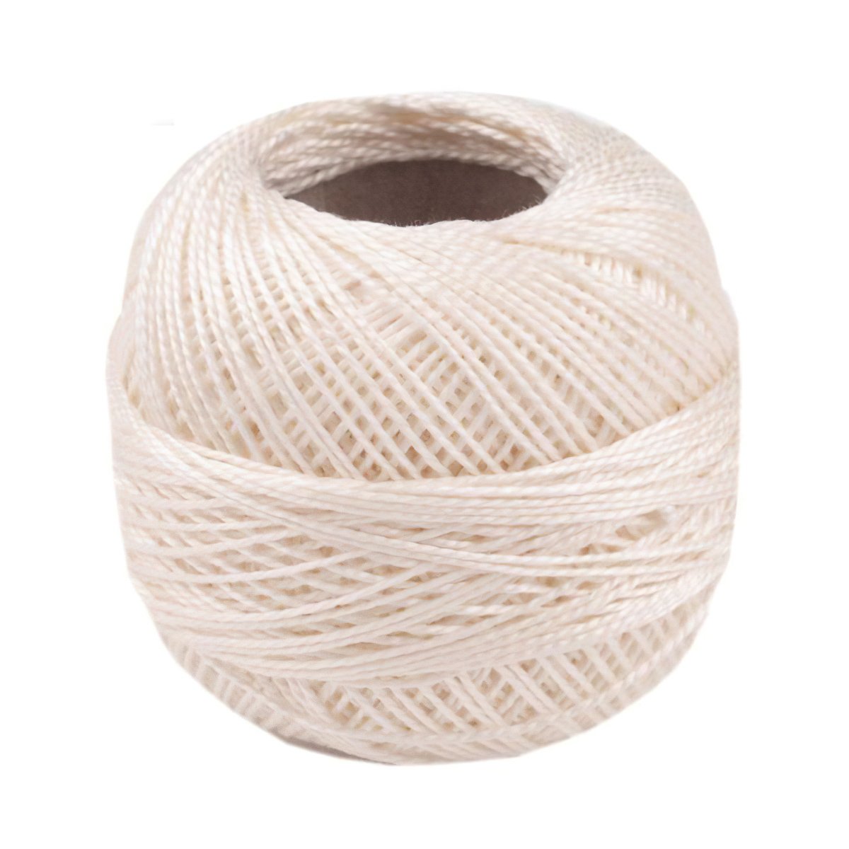 Niťárna Česká Třebová Háčkovací / vyšívací příze PERLOVKA 711 krémová, jednobarevná, 10g/85m