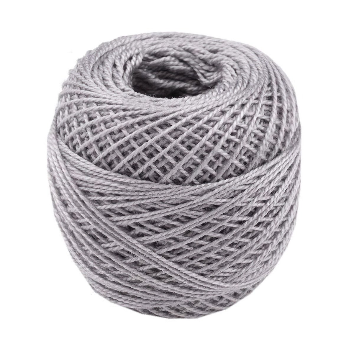 Niťárna Česká Třebová Háčkovací / vyšívací příze PERLOVKA 8832 tmavě šedá, jednobarevná, 10g/85m