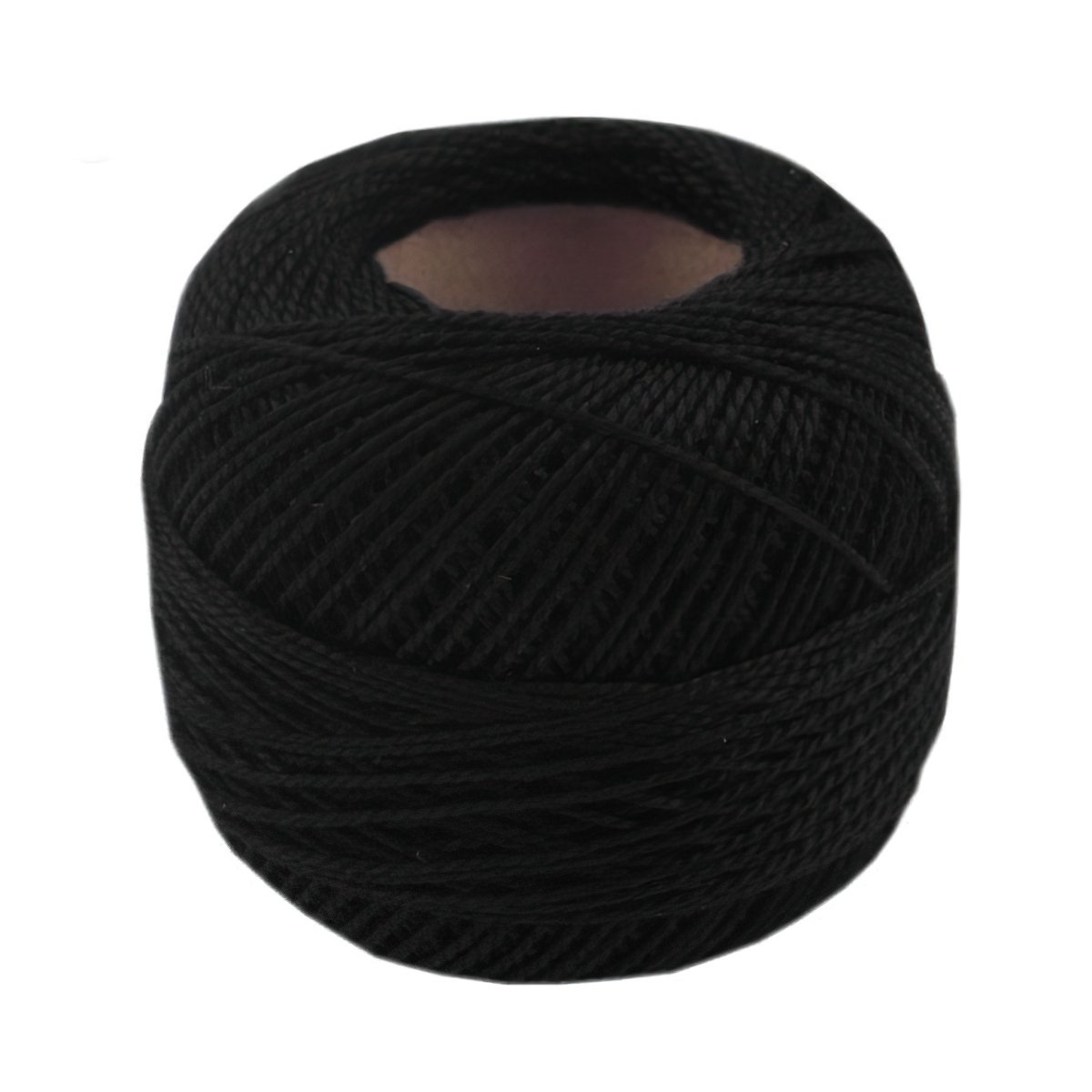 Niťárna Česká Třebová Háčkovací / vyšívací příze PERLOVKA 9992 černá, jednobarevná, 10g/85m