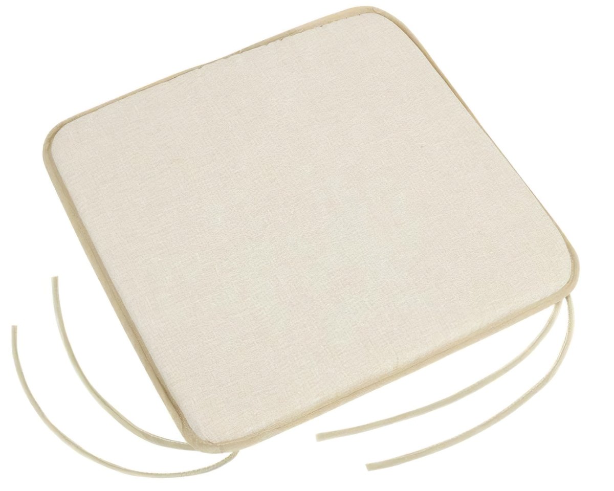 Bellatex Hladký sedák LADA 34/003, UNI SMETANOVÝ, čtverec 40x40cm