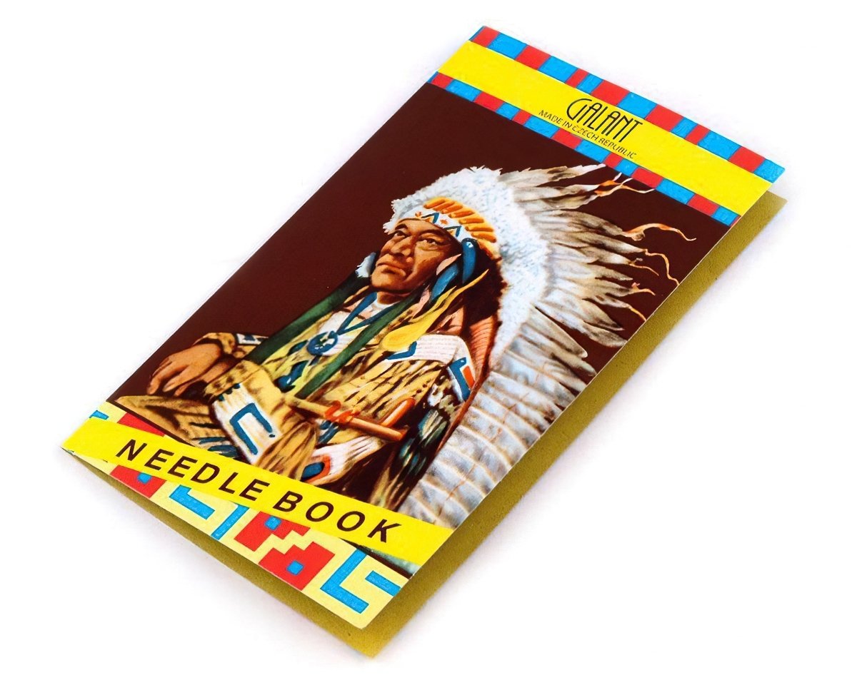 GALANT Jehly sada jehel mapka INDIÁN GALANT a navlékač nití, 25 kusů (mix velikostí)