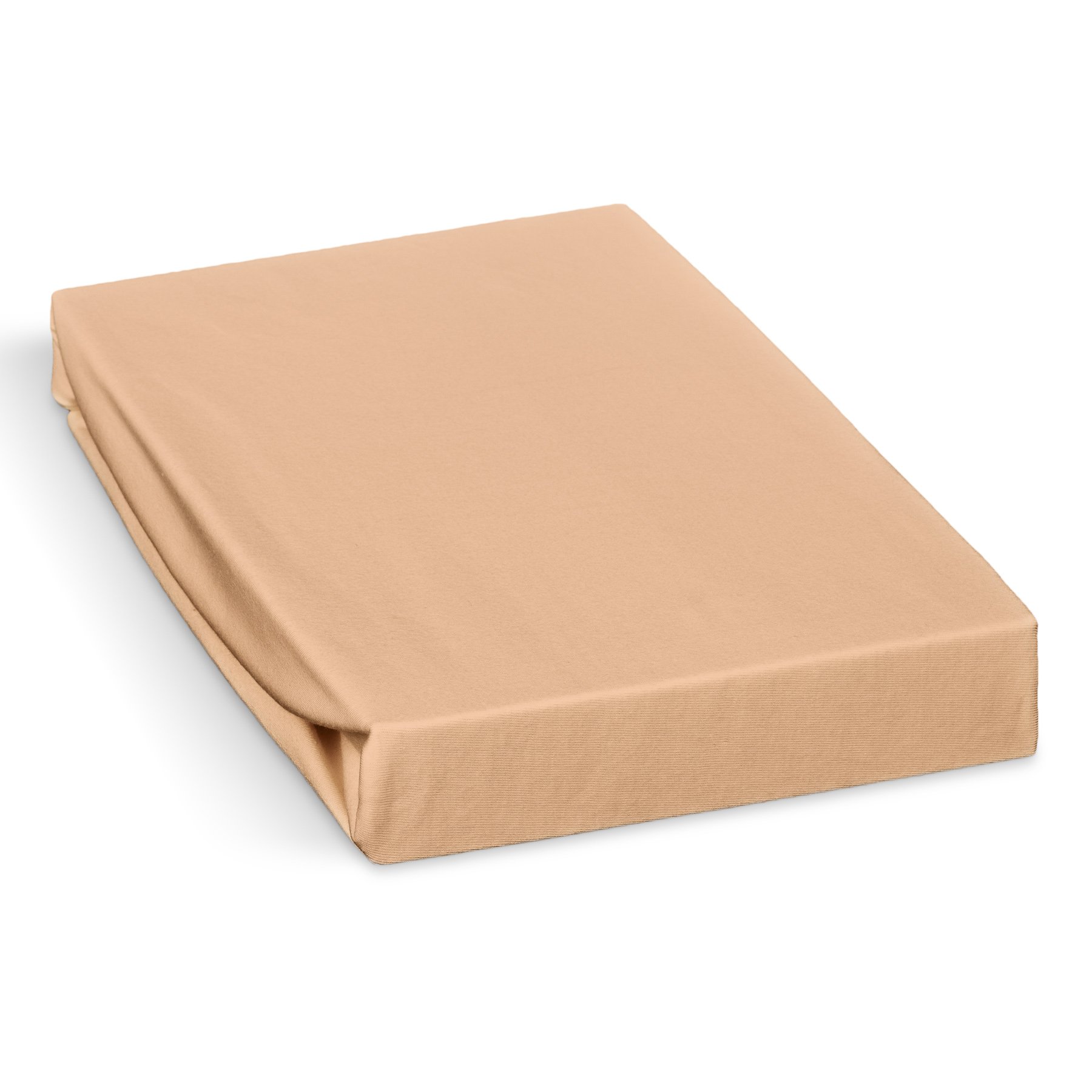 Polášek jersey prostěradlo 100x200cm, broskvové