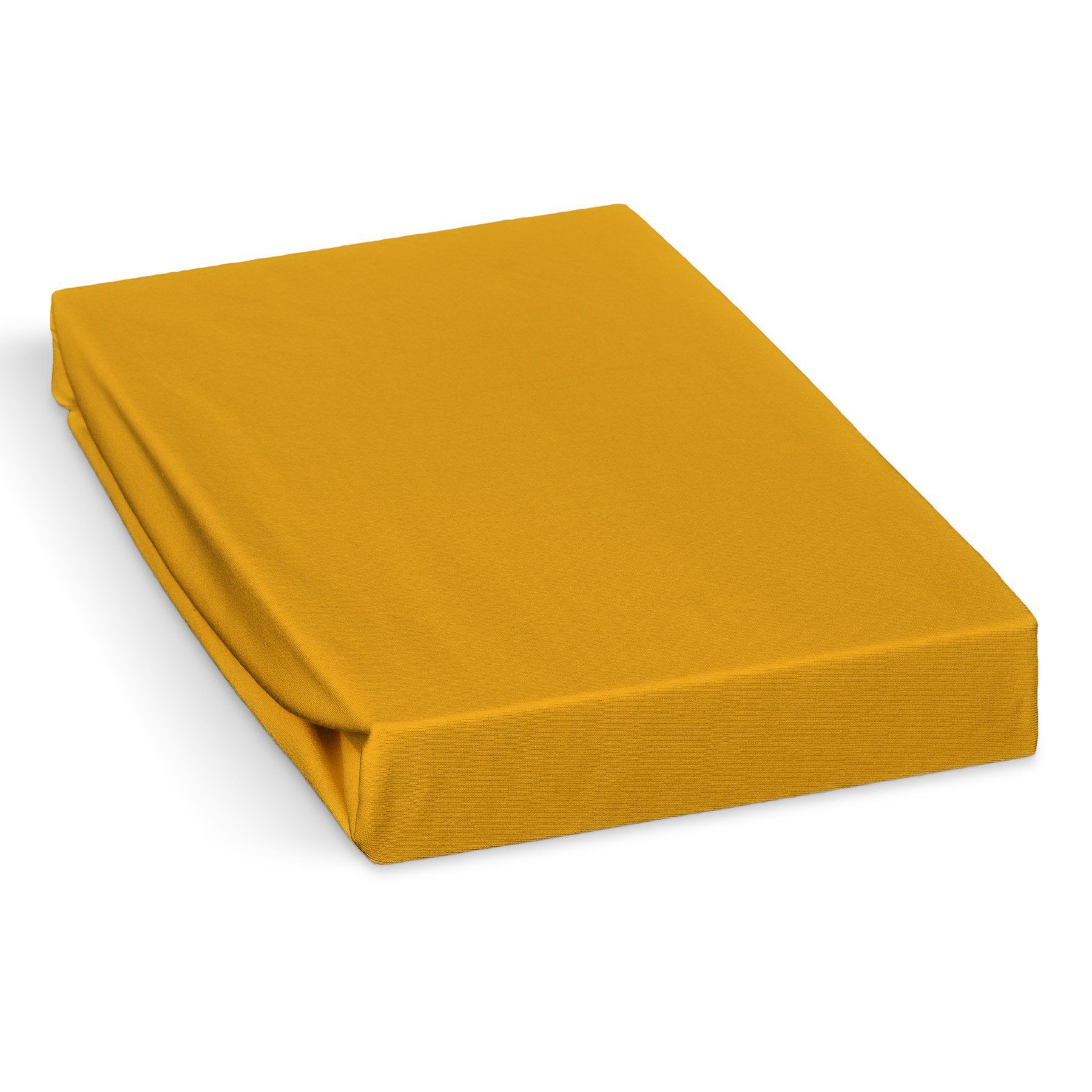 Polášek jersey prostěradlo 60x120cm, tmavě žluté