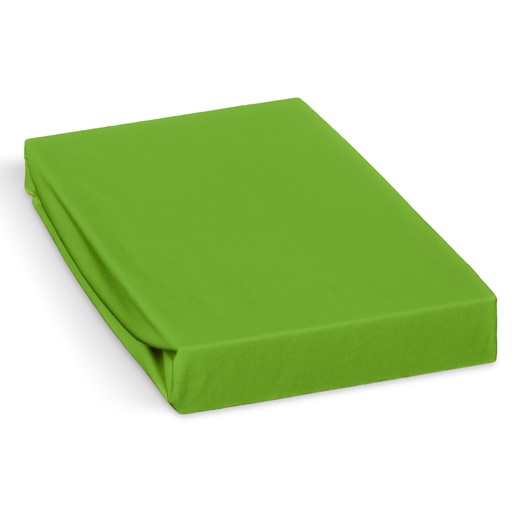 Polášek jersey prostěradlo 180x200cm, žluto-zelené