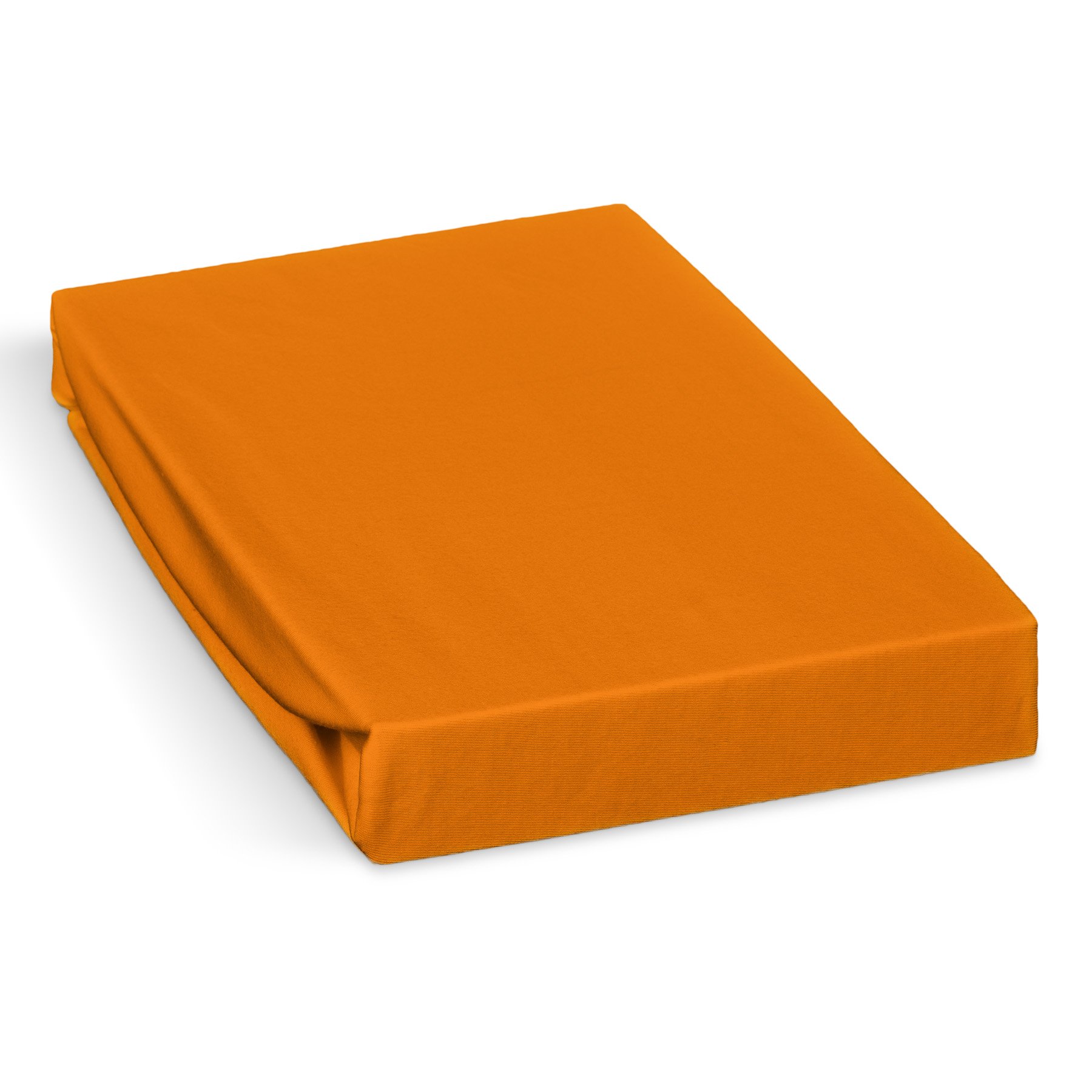 Polášek jersey prostěradlo 90x200cm, žluto-oranžové