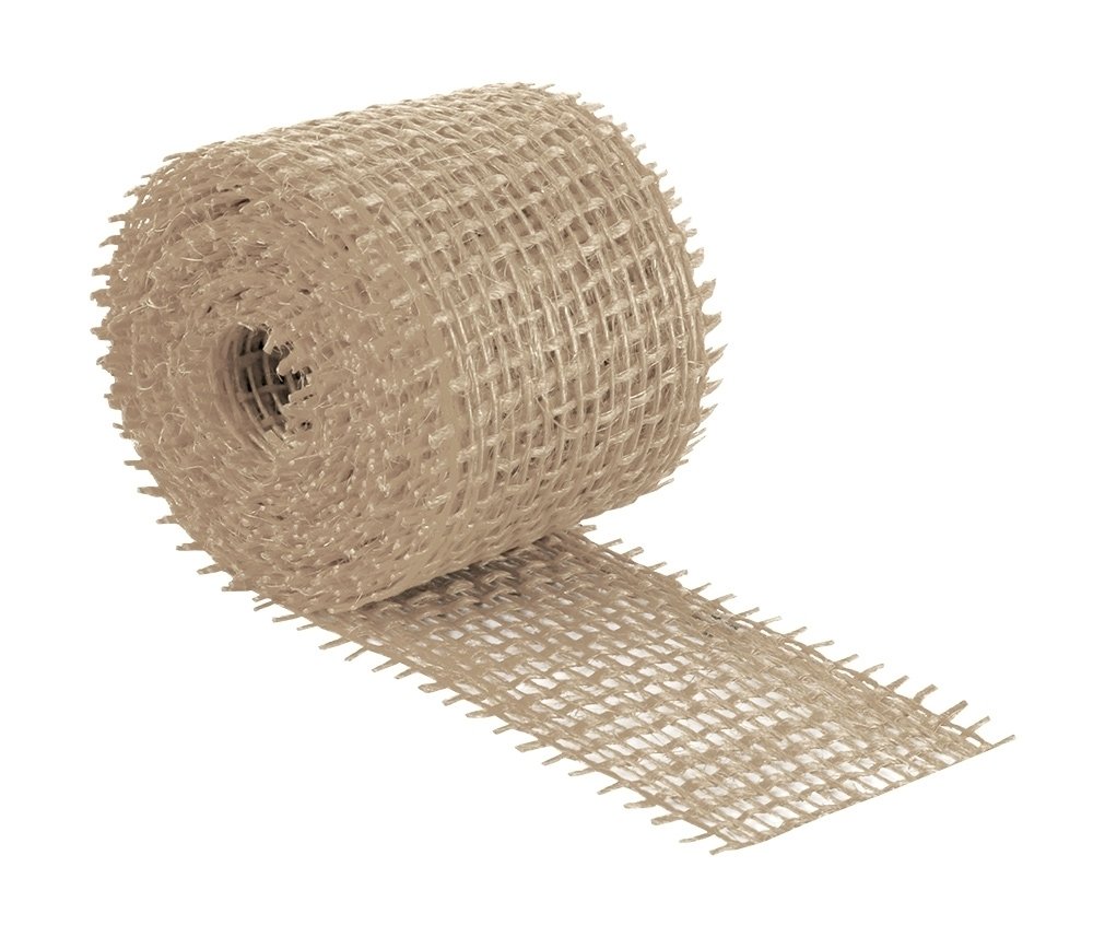 Levně Bellatex Jutový dekorační pásek PŘÍRODNÍ, REŽNÝ 2520/101, šířka 4cm, návin 3m