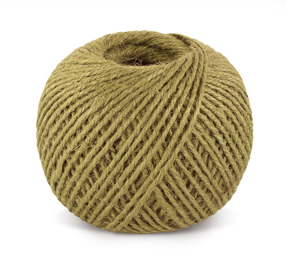 Bellatex Jutový motouz, špagát OKROVÝ 2524/008, 200g, průměr 1,75mm, návin 130m