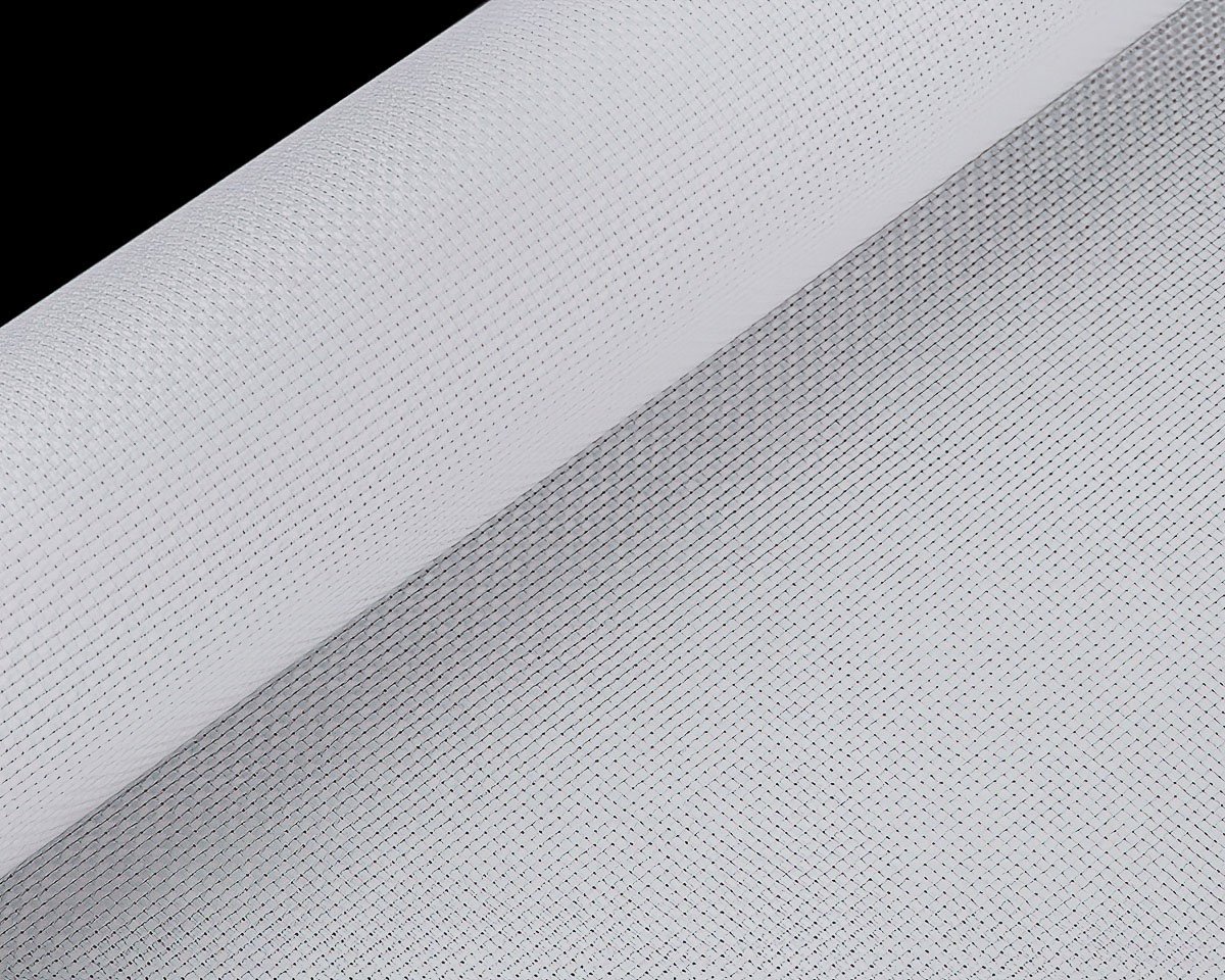 Stoklasa Vyšívací látka KANAVA 5 jednobarevná bílá 380634/1, š.50cm (látka v metráži)