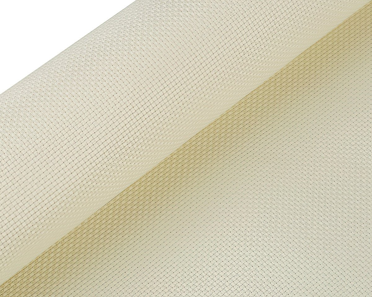 Stoklasa Vyšívací látka KANAVA 5 jednobarevná vanilková 380634/2, š.50cm (látka v metráži)