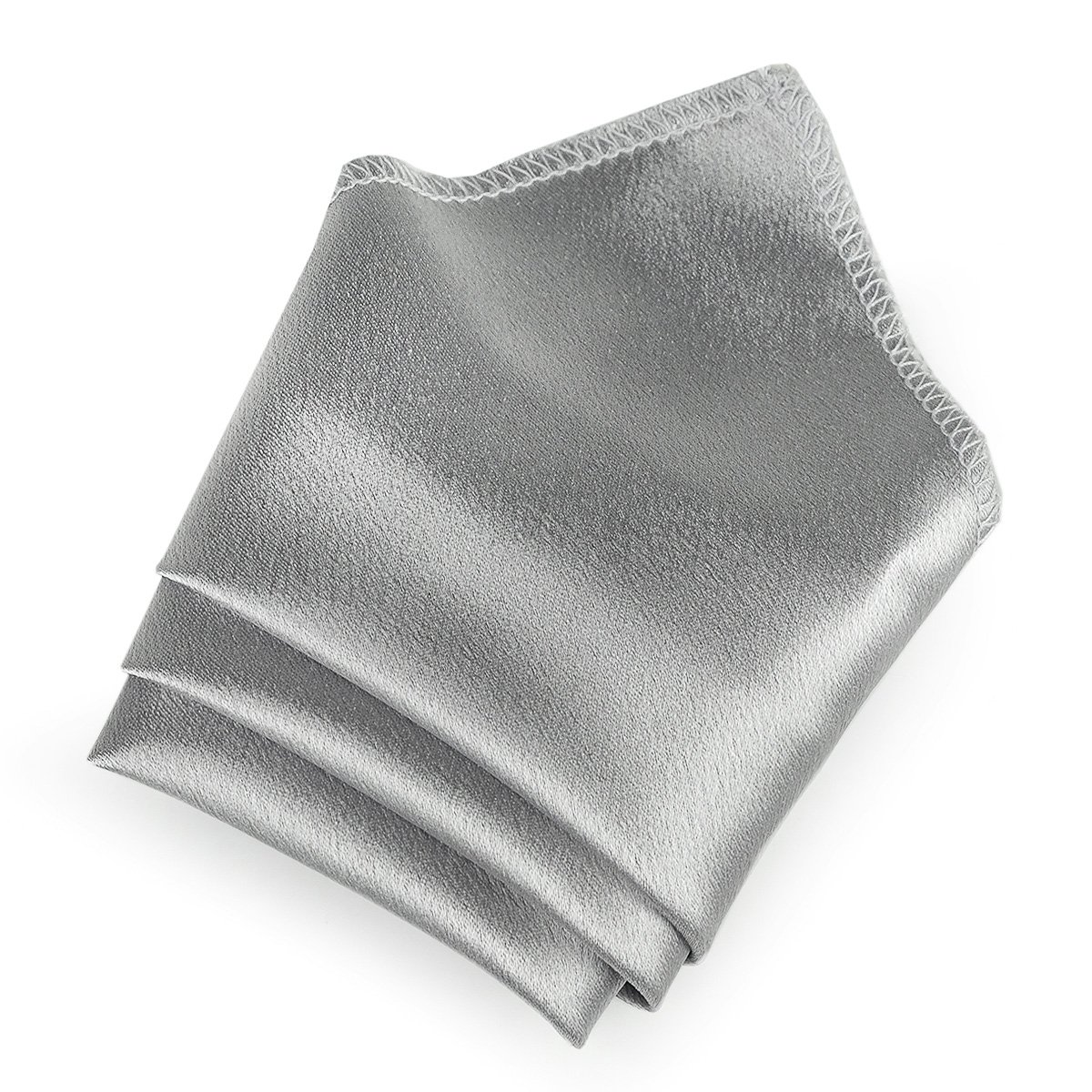 Kapesníček do saka saténový 870423/8 holubí šeď, lesklý