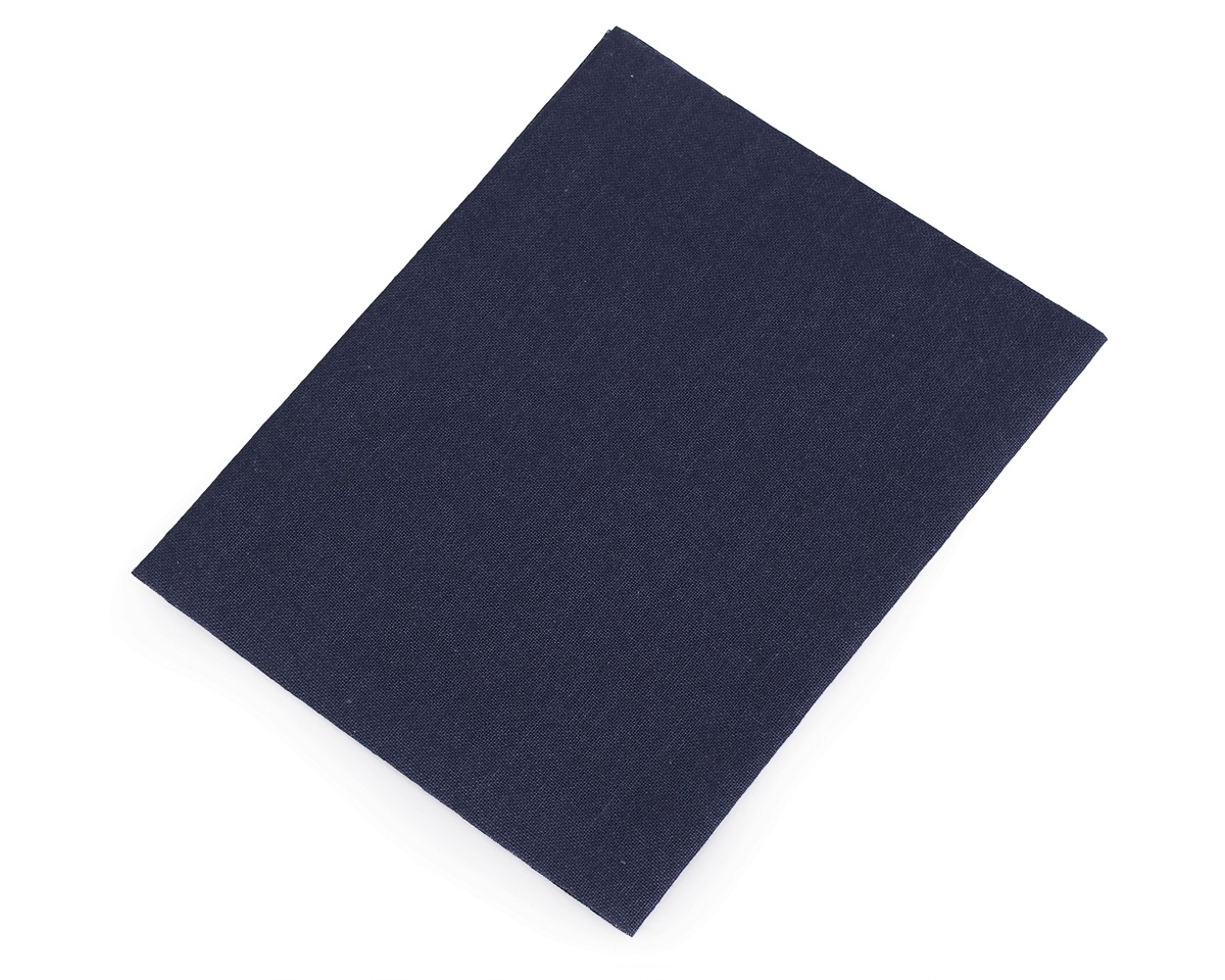 Stoklasa Klasická nažehlovací záplata, textilní bavlněná 050414, tmavě modrá, 17x45cm