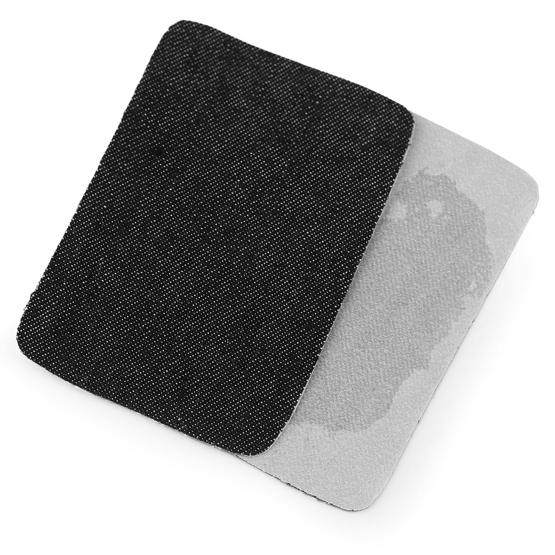 Stoklasa Klasická nažehlovací záplata modrá jeans RIFLOVÁ, textilní bavlněná 740371/7, jednobarevná černá, 5,3x7,9cm, 10 kusů v balení