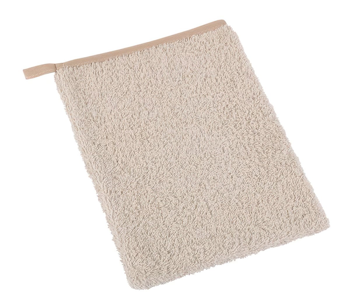 Bellatex Koupelnová mycí žínka 23/13, bavlněné froté, jednobarevná kávová, 17x25cm