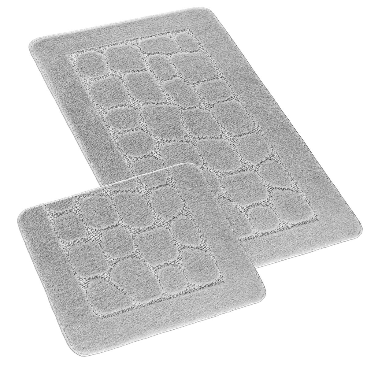 Bellatex Koupelnová předložka 60x100cm dlažba světle šedá