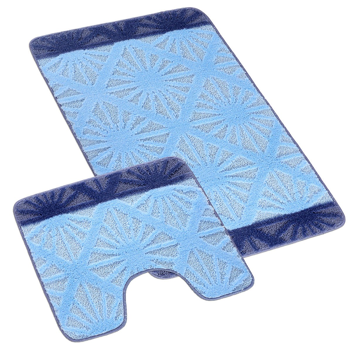 Bellatex Koupelnová předložka 60x100cm paprsky modré