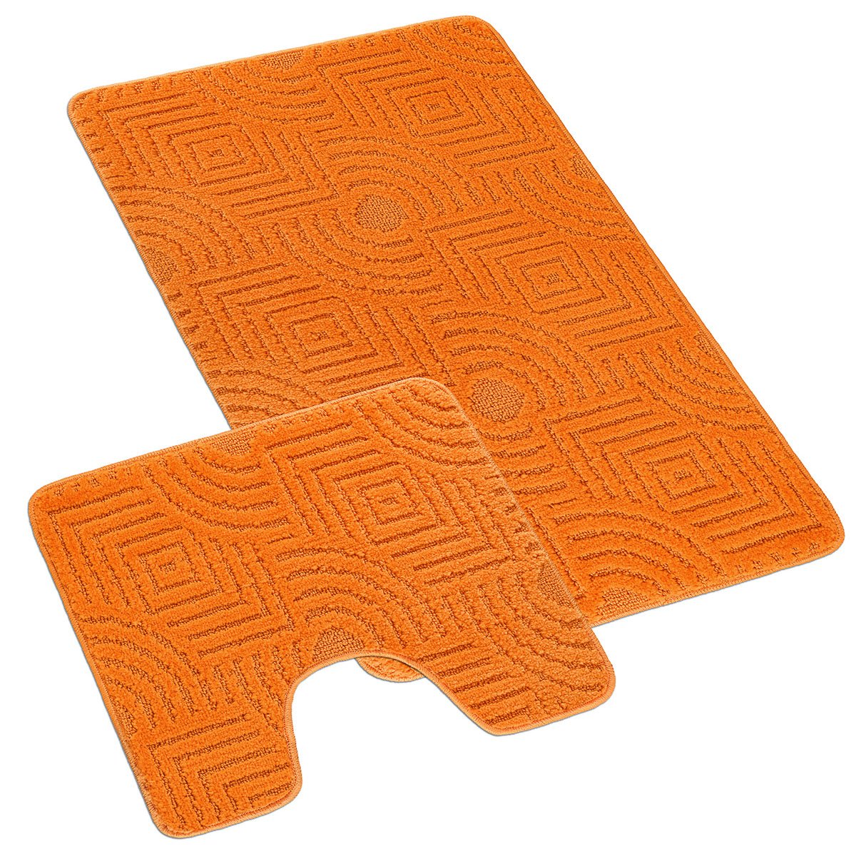 Bellatex WC předložka 50x60cm bludiště oranžové