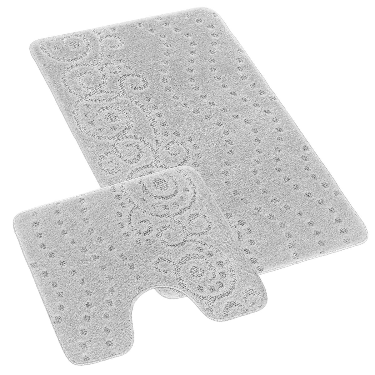 Bellatex WC předložka 50x60cm ornament světle šedý