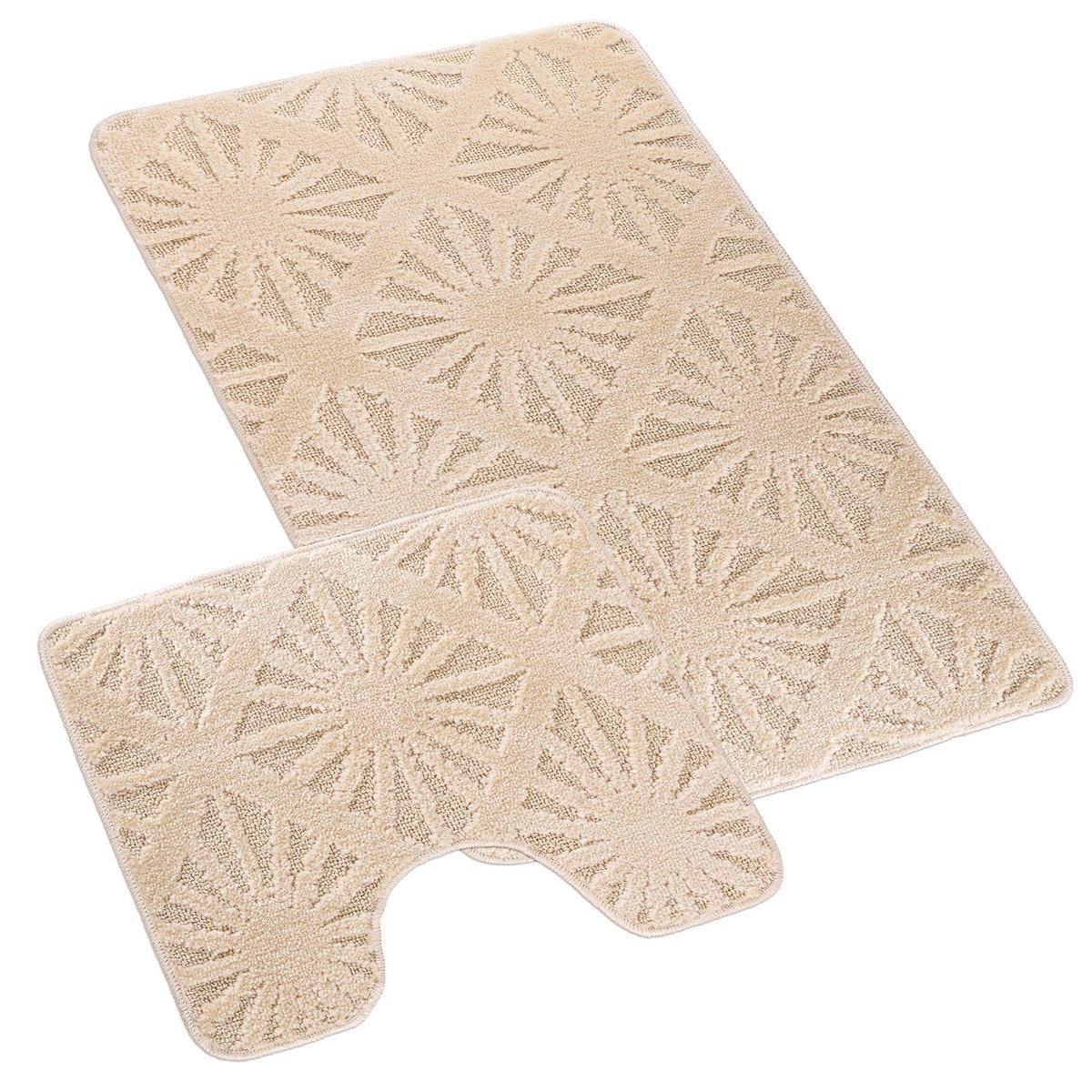 Bellatex Koupelnová předložka 60x100cm paprsky smetanové