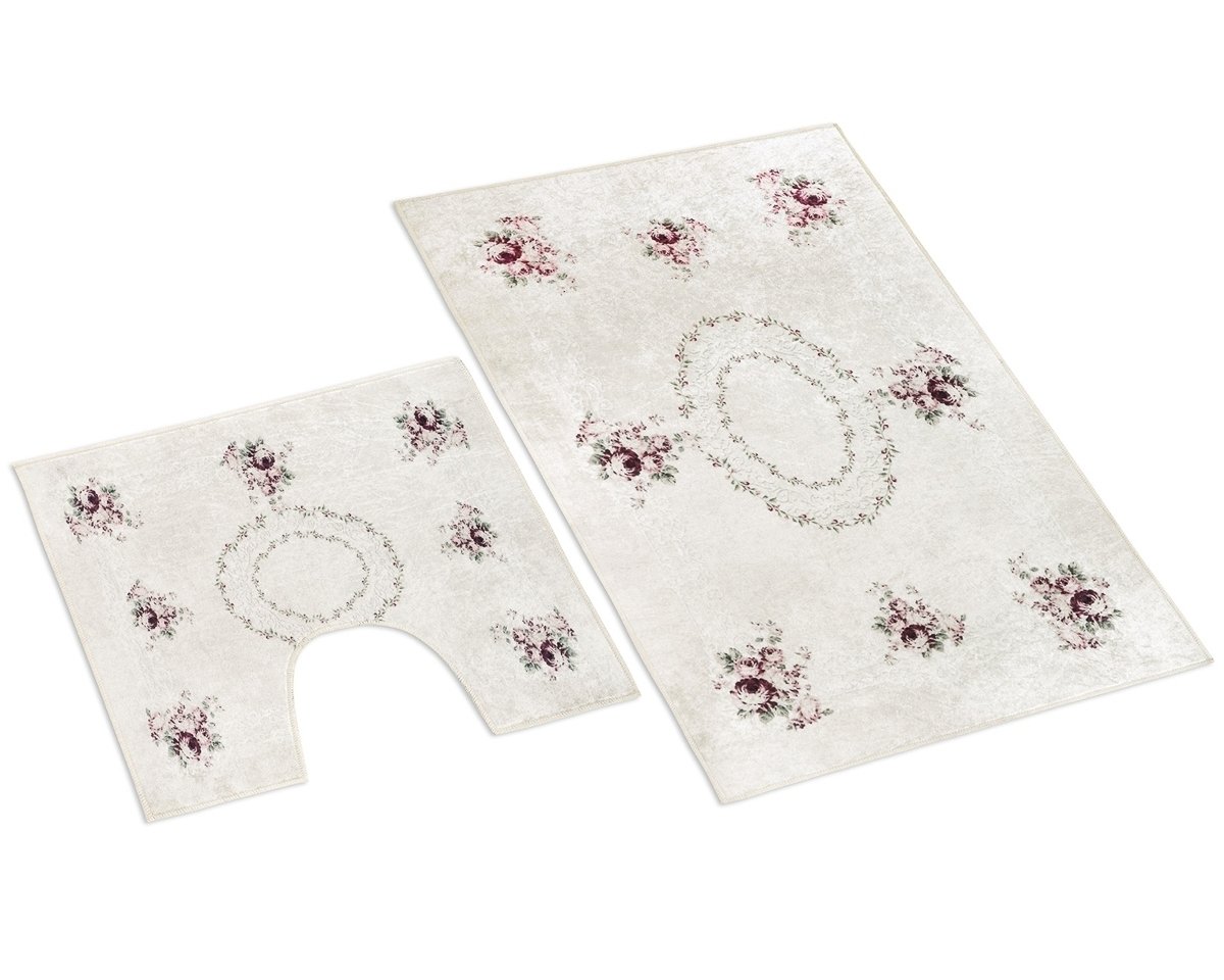 Bellatex Koupelnová a WC předložka Kytice 3D