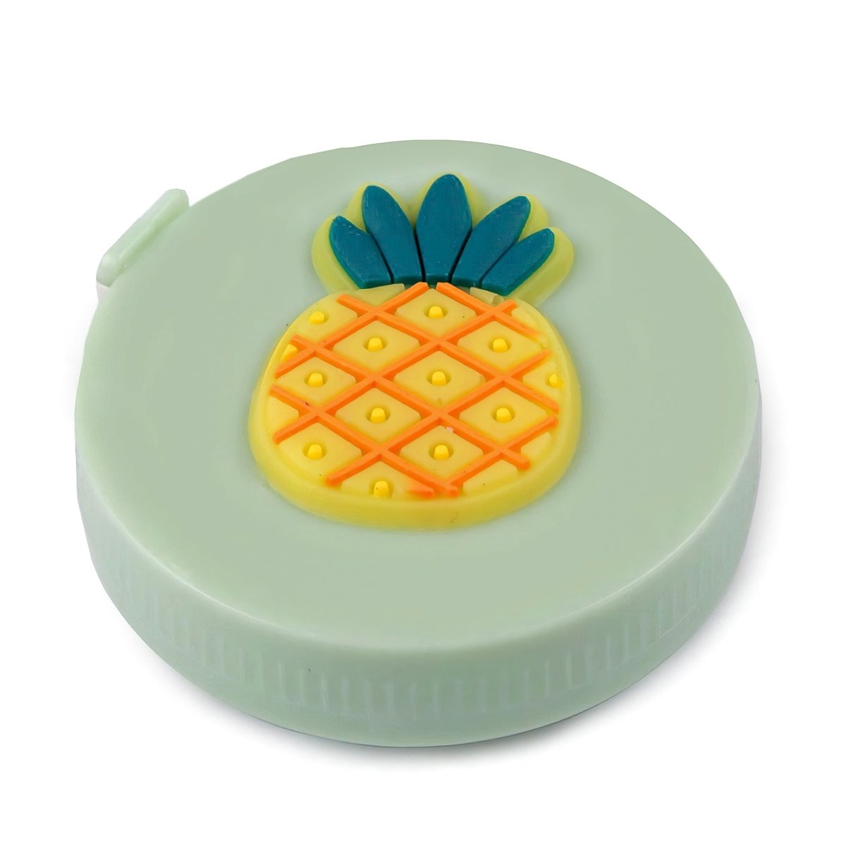 Stoklasa Krejčovský svinovací metr s 3D obrázkem 900256/07 mentolový - ananas, oboustranný metry/palce/inches, plastový, délka 150cm/60inch