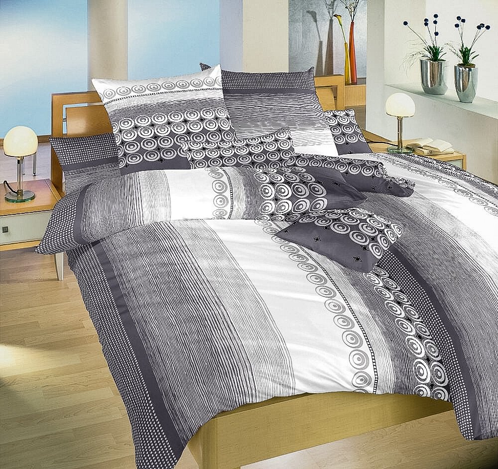 Dadka Povlečení krep Sahara šedá Varianta: Povlečení krep Sahara šedá 140x200, 70x90 cm