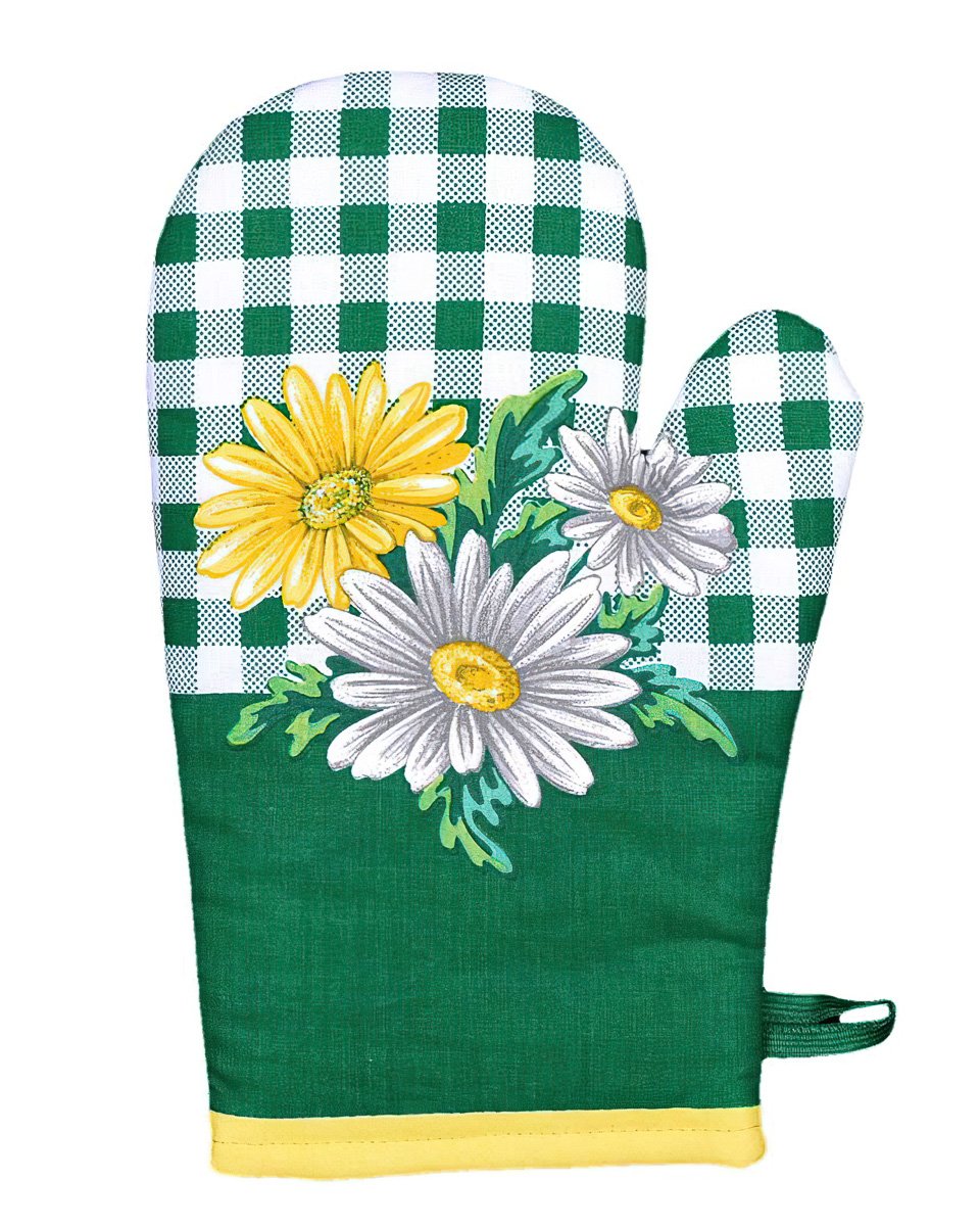 Frobyt Kuchyňská chňapka GERBERA, zelená, 28x18cm