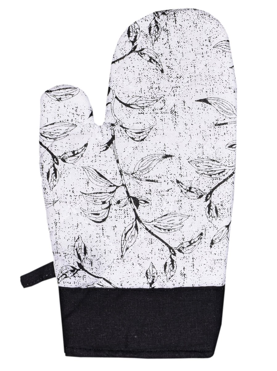 Forbyt Kuchyňská chňapka Leaf černá Varianta: Kuchyňská chňapka Leaf černá 1 ks 18x28 cm