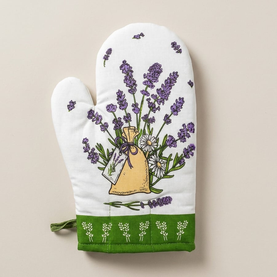 Frobyt Kuchyňská chňapka PROVANCE LEVANDULE ZELENÁ 28x18cm