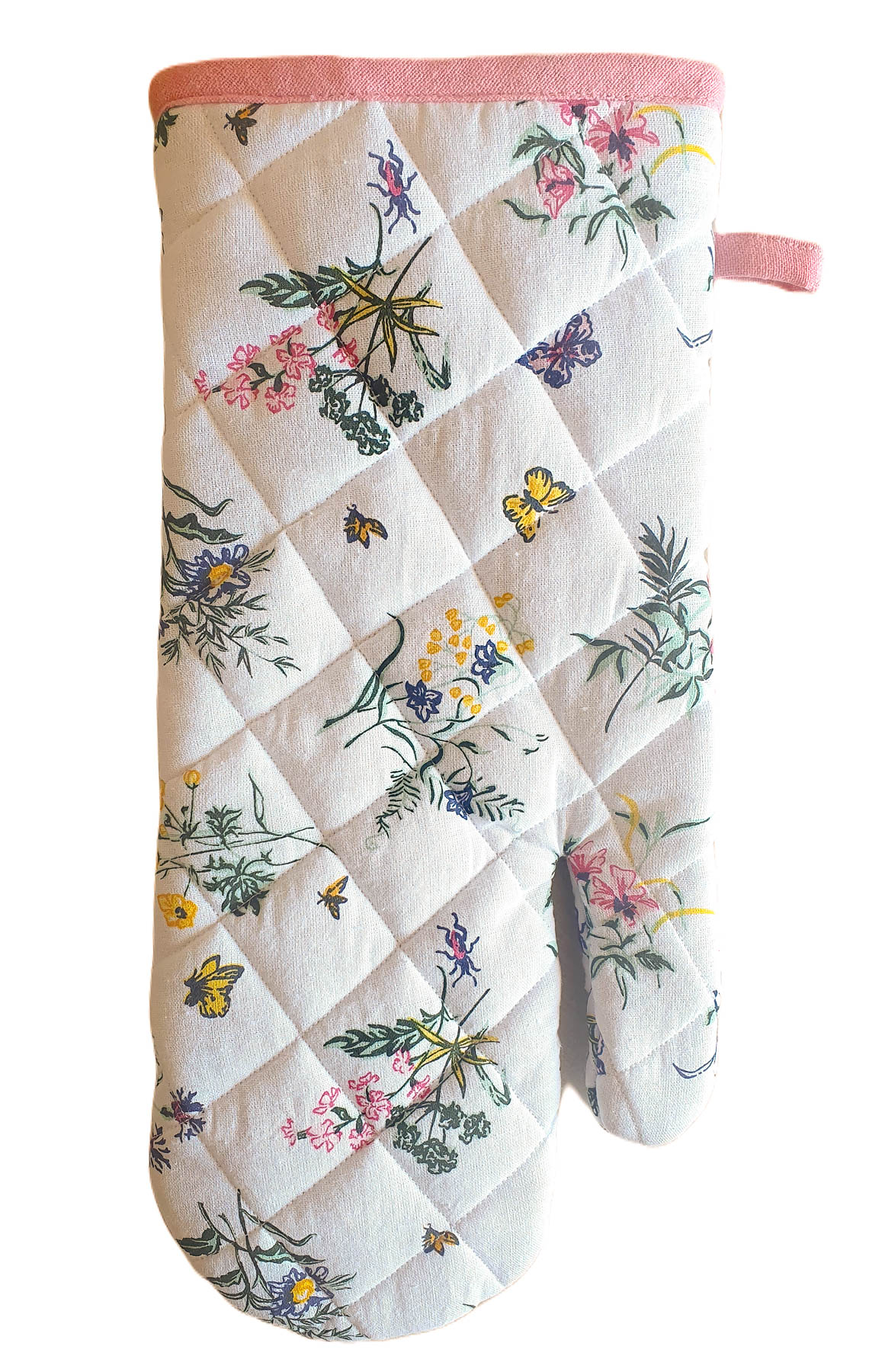 Avax kuchyňská chňapka QK-176, luční kvítí, bílo-růžová 35x18cm