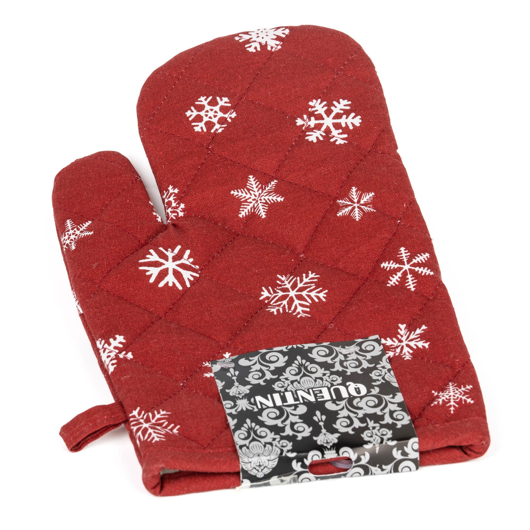 Avax kuchyňská chňapka vánoční QK-205B, tmavě červená vločka, 28x18cm