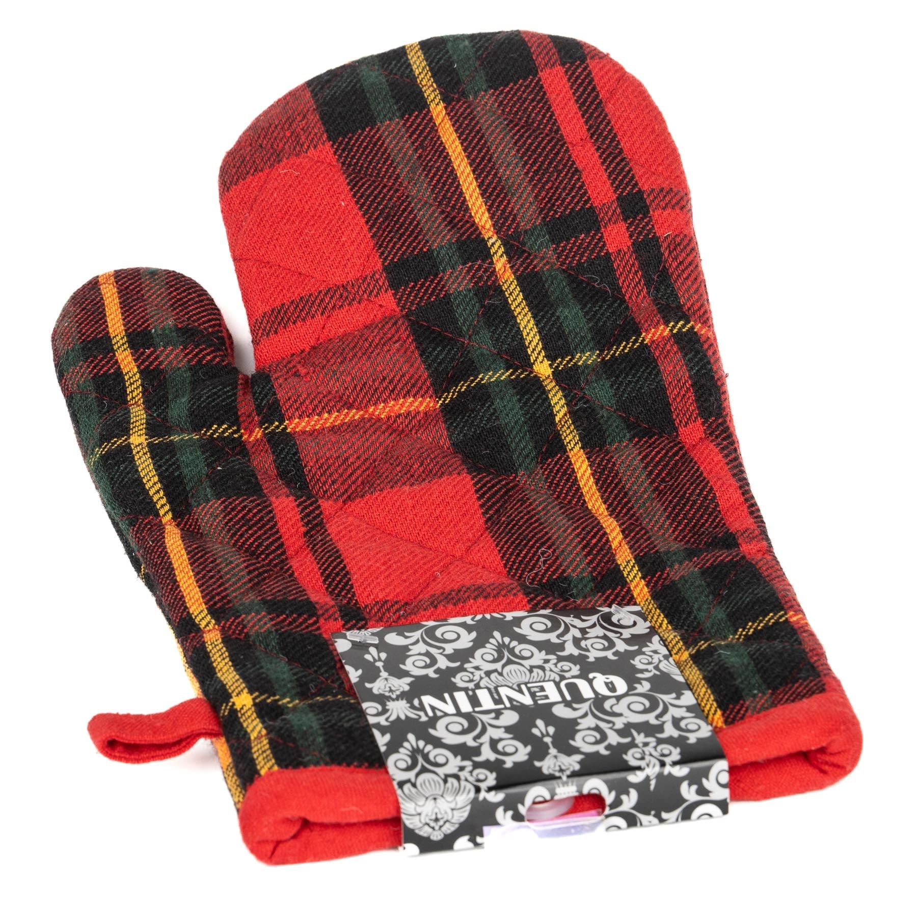 Avax kuchyňská chňapka vánoční QK-205A, červeno-zelené káro, 28x18cm