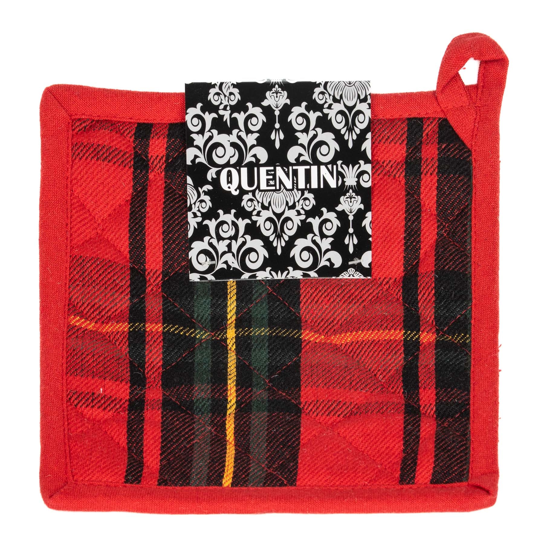 Avax kuchyňská podložka vánoční QK-206A, červeno-zelené káro, 20x20cm