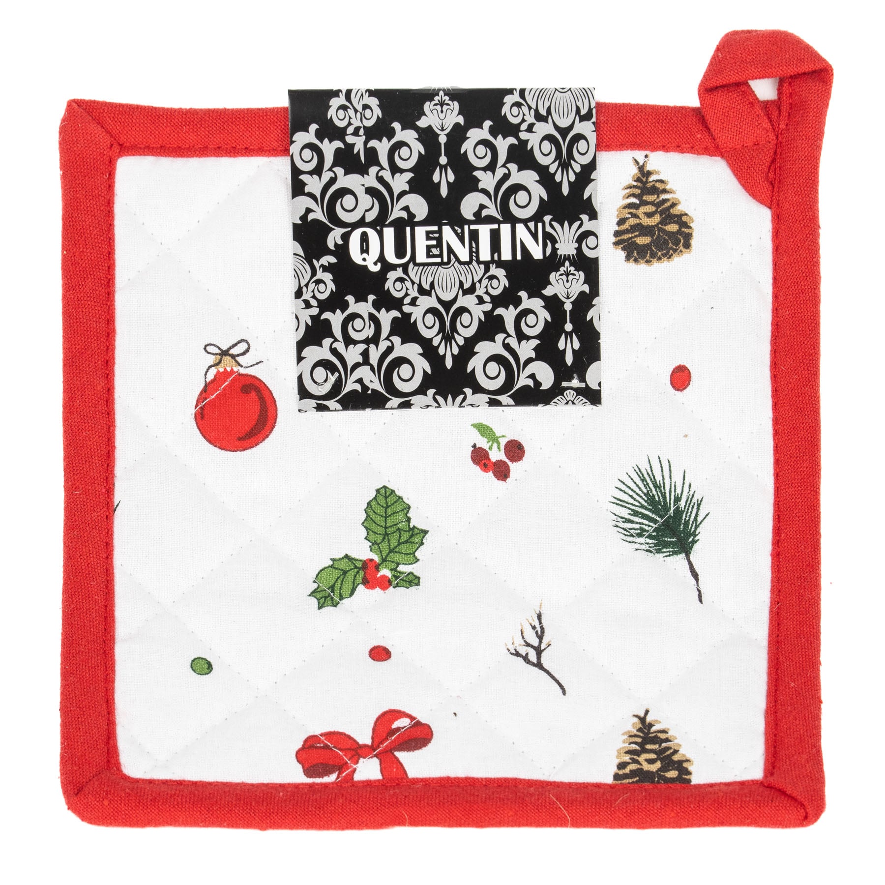 Avax kuchyňská podložka vánoční QK-206C, bílá, 20x20cm