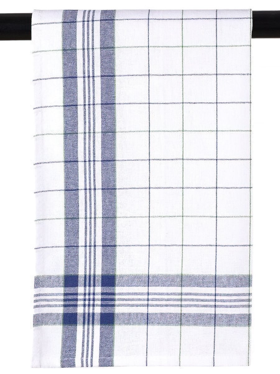 Euromat kuchyňská utěrka DIANA modrá kostka 1 kus, 45x65cm