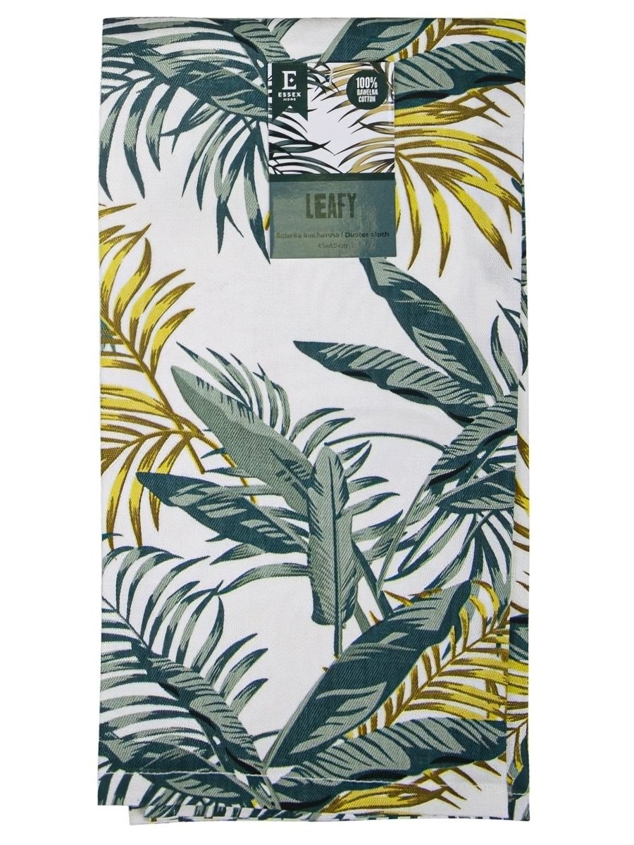 Kuchyňská utěrka LEAFY, monstera, černá, 1 kus, 45x65cm